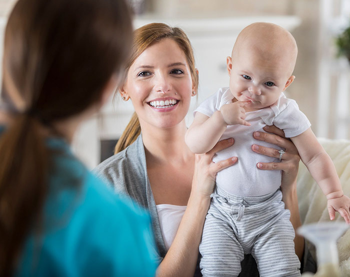اعتماد کردن به پرستار بچه یا کودک